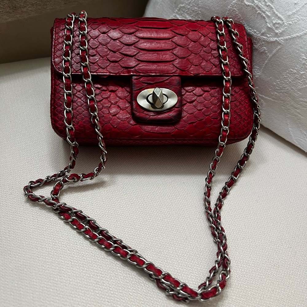 COPY - COPY - Piton leather bag 8*5*2.5